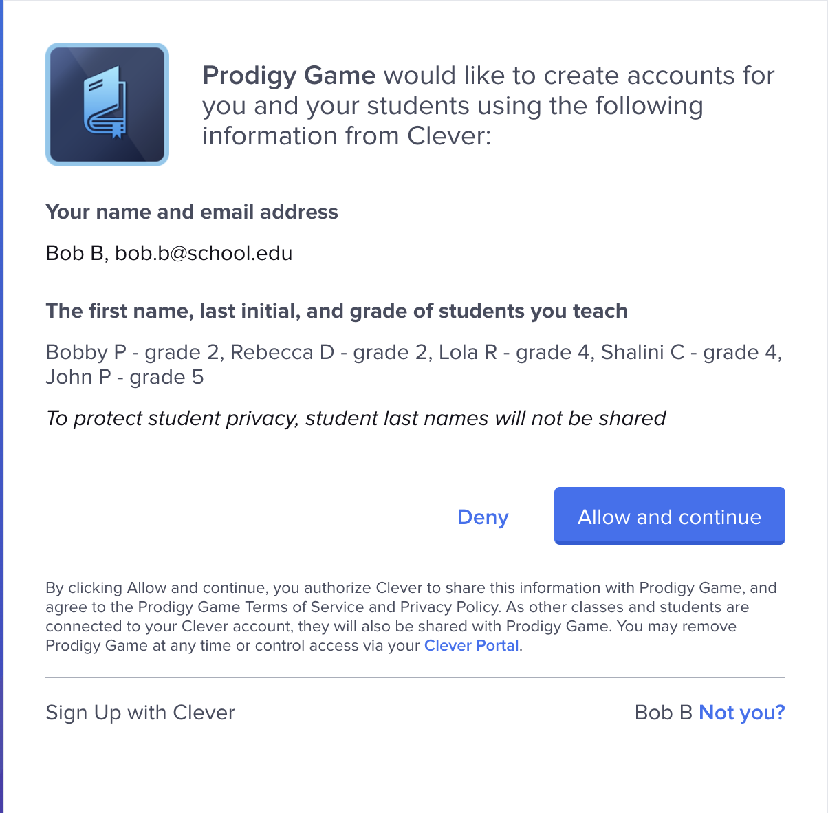 Howto Link Clever to Your Teacher Account Prodigy Education