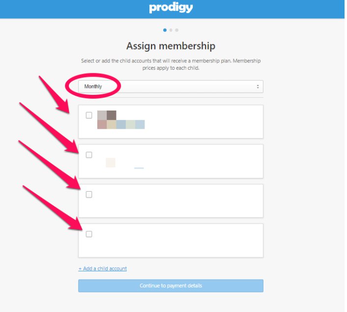 prodigy monthly membership