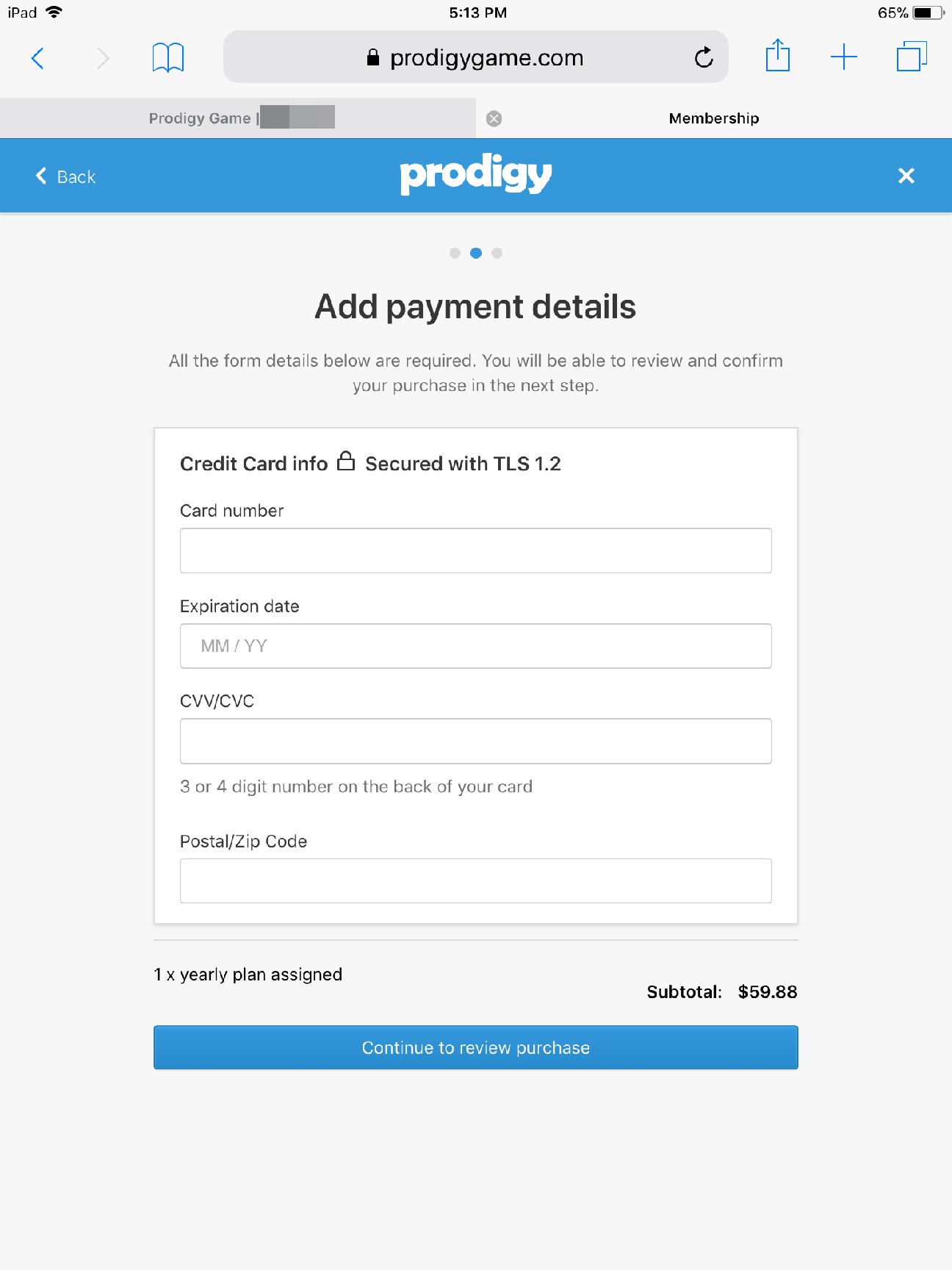 prodigy membership free 7 day trial