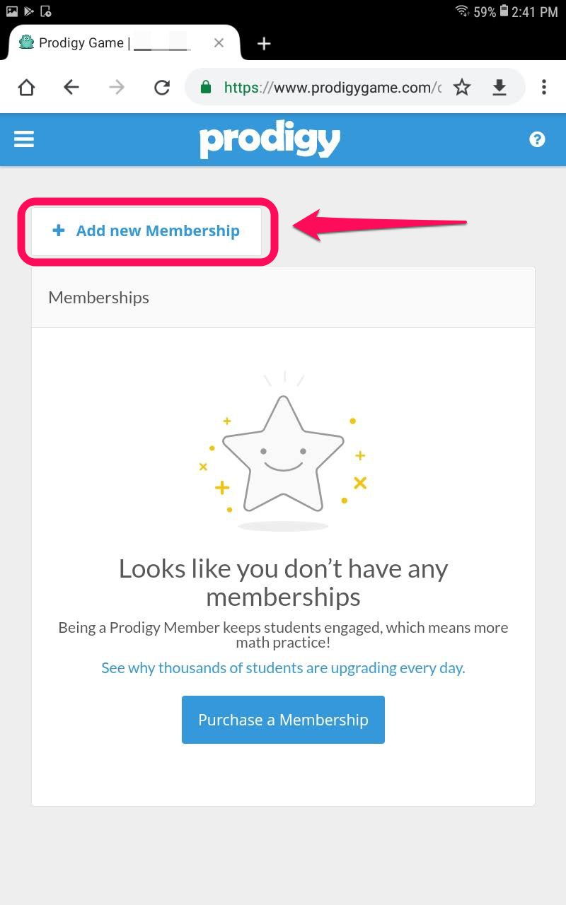prodigy membership login