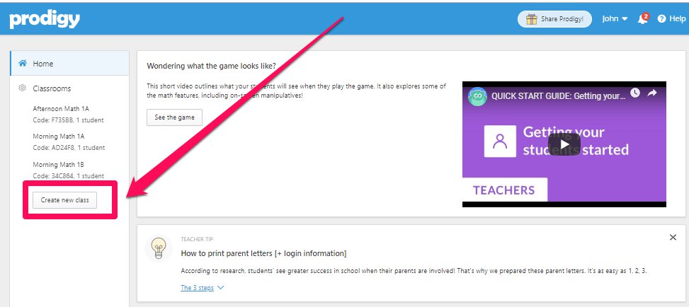 Import A Class From Google Classroom Prodigy