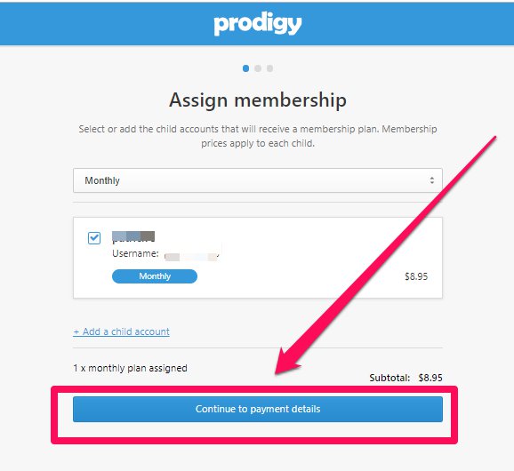 prodigy website to be a member