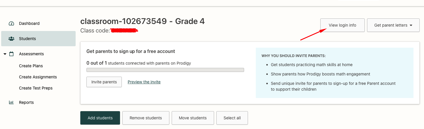 save username.and password in prodigy app